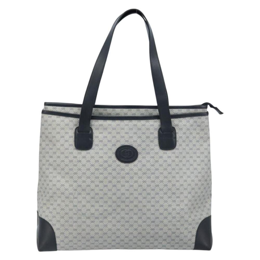Gucci Micro GG Supreme Tote Bag Navy